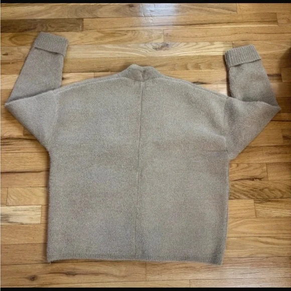 Anthropologie Pilcro Cozy Neutral With a Subtle Sparkle Pocket Cardigan Sweater - Picture 5 of 12